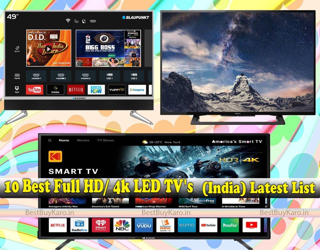 Best TV under 40000 in India, Top 10 Full HD4k LED TV » Best Buy Karo